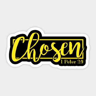 Chosen - 1 Peter 2:9 Sticker